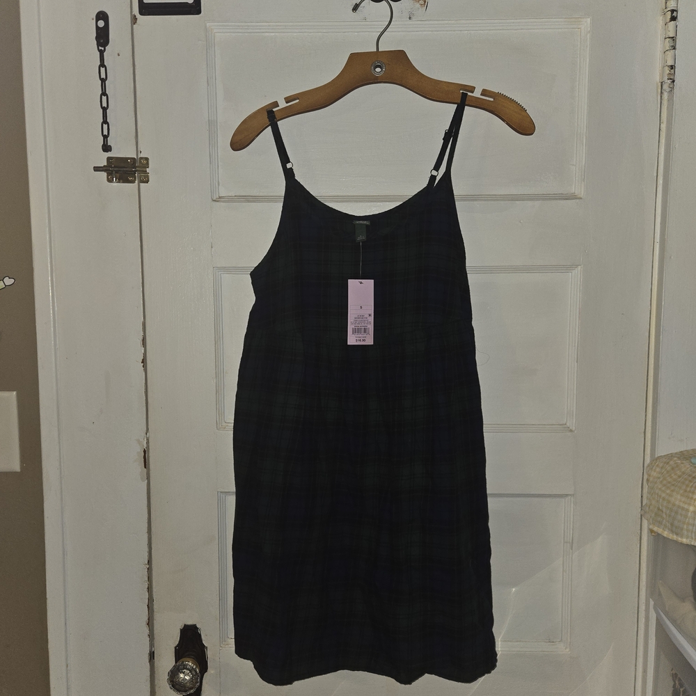 Wild Fable Dark Plaid Top